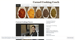 Desktop Screenshot of carmelcookingcoach.com