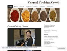 Tablet Screenshot of carmelcookingcoach.com